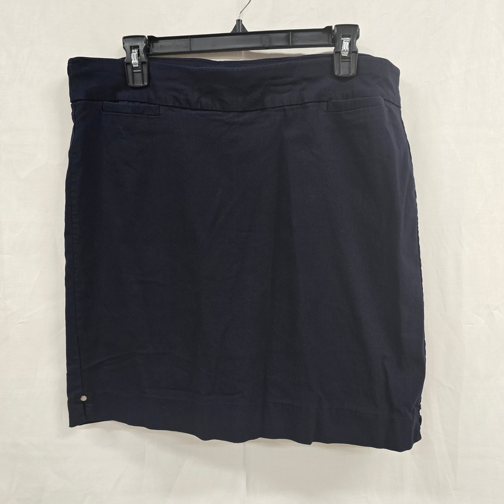 Prophecy Golf Skort Women Size 12 Casual Shorts Stretch Navy